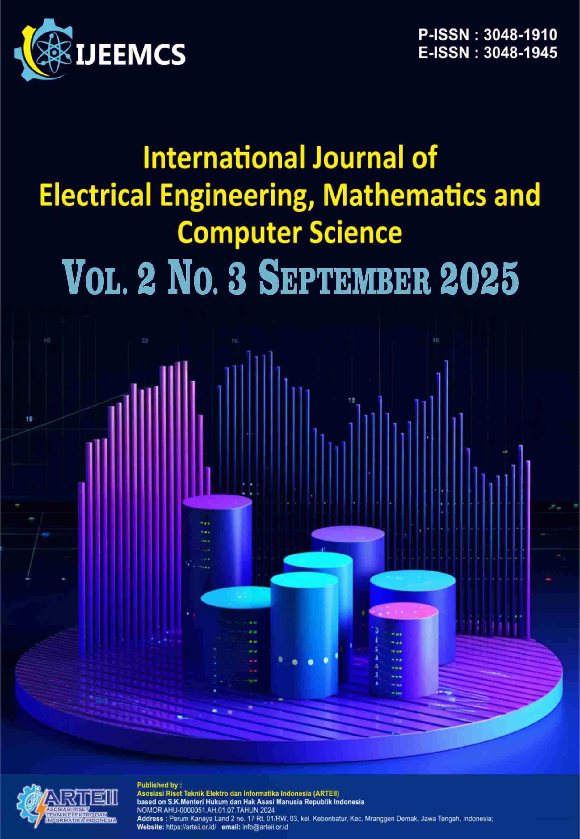 					View Vol. 2 No. 3 (2025): September : International Journal of Electrical Engineering, Mathematics and Computer Science
				